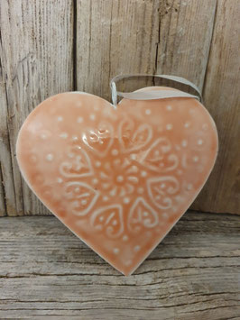 Herz Anhänger Apricot Art.3152