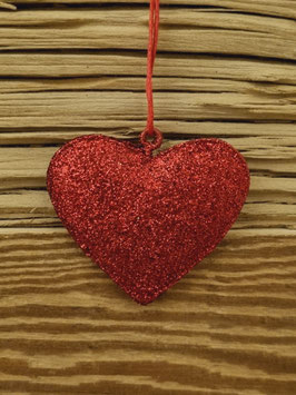 Herz rot Glitzer Art.3503