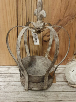 Krone Metall grau Art Ferro, Art.1870