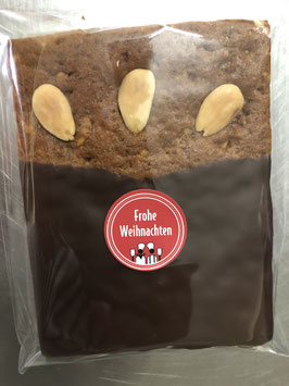 BIO-Feinster Lebkuchen Mandelstück, schokoliert  (150-160 g)