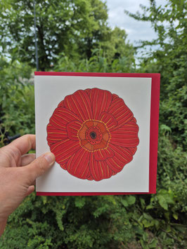 MANDALA KAART (KLAPROOS) - KLEURRIJK GELUK