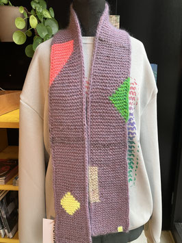 INTARSIA Scarf BIG