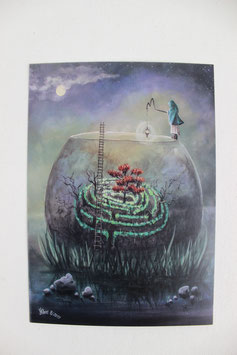 Postkarte "Licht im Labyrinth"