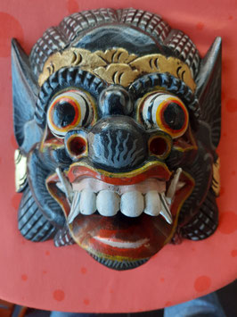 Barong Maske / schwarz (mit Aufhänger)