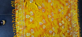 Sarong (6) Gelb/orange/weiss / Schildkrotmotiv