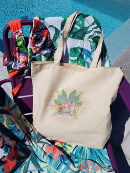 Sac de plage "Trop (i) cool"