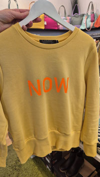 Pulli gelb, NOW neon orange
