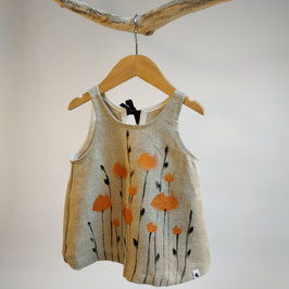 Robe 'coquelicots' BIO pour enfant 0 à 4 ans
