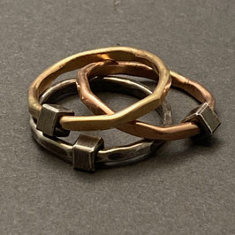mixed metal stacking rings
