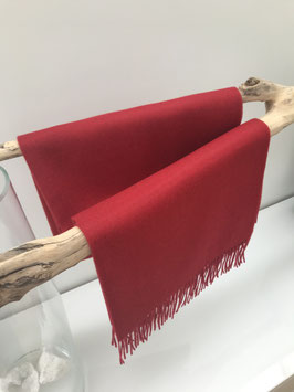 Alpaca shawl - 100% Baby Alpaca - Red