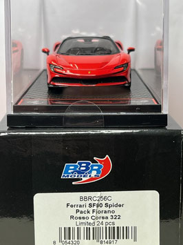 Ferrari SF90 Spider Pack Fiorano Rosso Corsa 322 BBRC256C, lim. 06/24