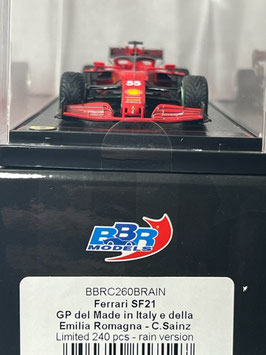 Ferrari SF21 GP Emilia Romagna C. Sainz, BBRC260BRAIN, limit. 218/240