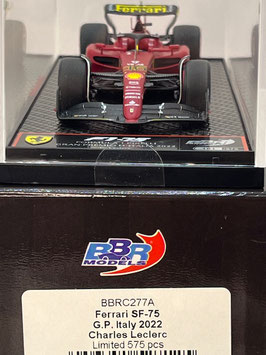 Ferrari SF-75 GP Italien 2022 Charles Leclerc BBRC277A, limited 161/575