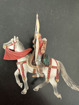 Schleich Bogenschütze auf Pferd rot, 2004