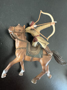 Schleich Bogenschütze auf Pferd braun, 2004