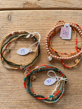 Biba Armband 3-Set gemischte Anhänger