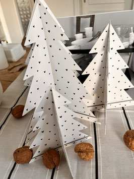 W Bastion Collections Tannenbaum 3er Set Herzen