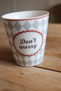 Krasilnikoff  Happy Mug" Don´t worry"