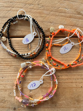 Biba Armband 3-Set gemischte Anhänger
