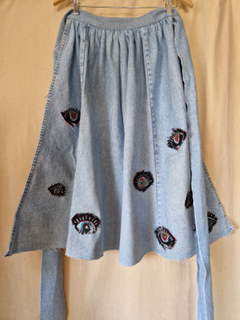 Jeans-Schürze "ALL EYES ON YOU"