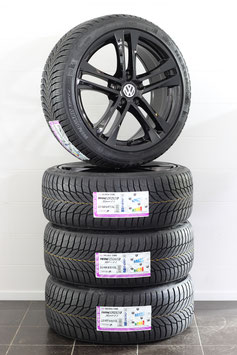 NEU VW Golf 7 8 GTI GTE R 18" Alufelgen schwarz Winterräder Winterreifen