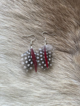Paire de boucles à pois