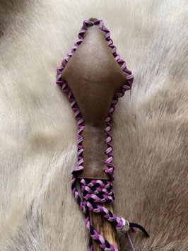 Hochet naturel violet