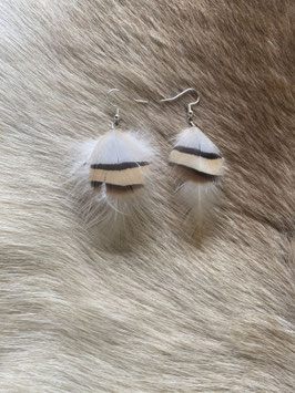 Paire de boucles marron 2