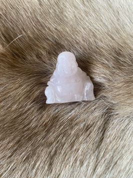Bouddha en Quartz rose