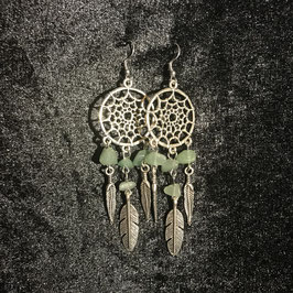 Boucles d'oreilles Aventurine