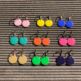 Emaille-Ohrringe in verschiedenen Farben 2