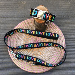 Set "Love"  mit verstellbarer Leine