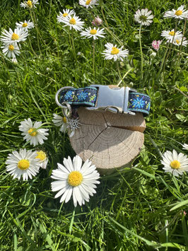 Kleines Hundehalsband "Bergblumen"