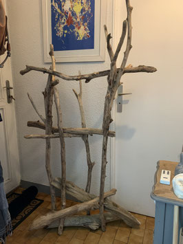 Porte manteau en bois flotté