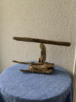 Porte bracelets écolo en bois flotté