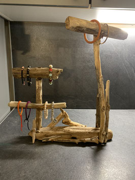 Porte bijoux écolo en bois flotté