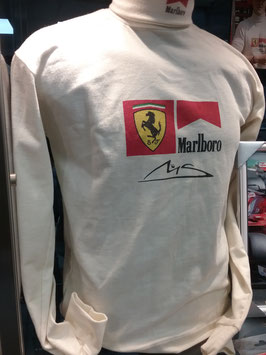 MICHAEL SCHUMACHER 2001 RACE USED 4th World Title Ferrari F1 Nomex undershirt