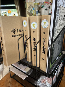 Bürgerakte - Ordner mit Schriftzug