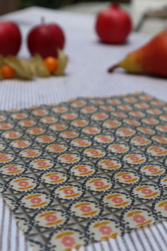 Bienenwachstuch -Petit- 20x20 cm - Retro Grey