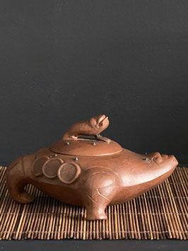Théière zoomorphe, grenouille