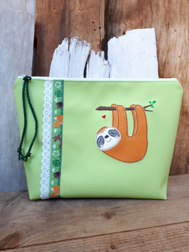 Kosmetiktasche "Faultier"