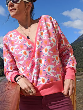 Sweat réversible "hirondelles"