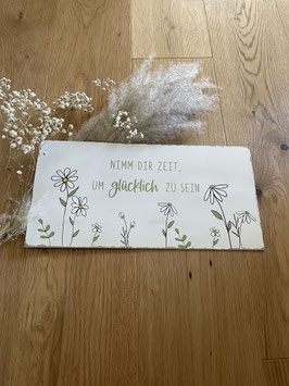 Blechschilder zum Aufhängen Zeit