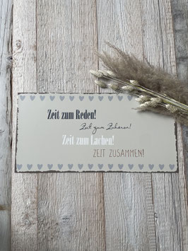 Blechschilder zum Aufhängen Zusammen