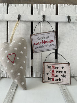 Blechschild  Mama klein