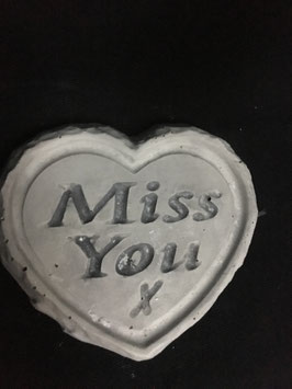 petit coeur "miss you"