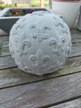 sphère decorative "fleur de lys"