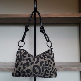 Animalprint hand-/schoudertas klein