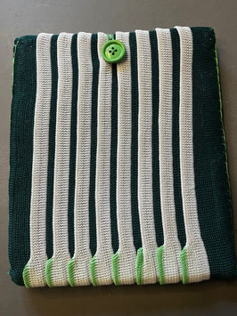 Hoesje flapplooi groen ecru