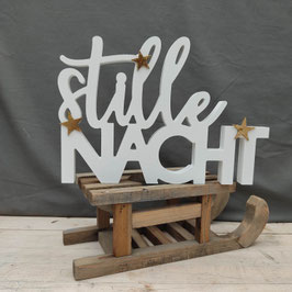 Schild Stille Nacht